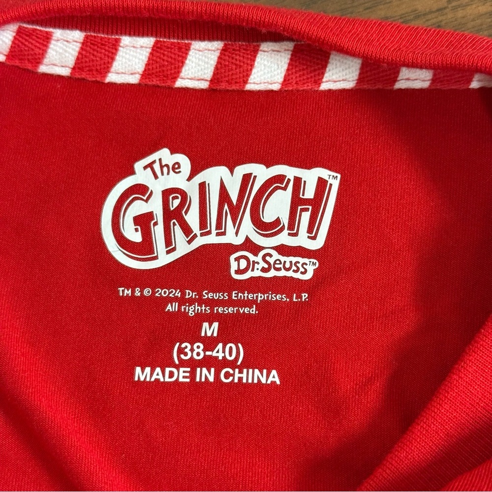 The Grinch "Go Grinch or Go Home" Christmas Long Sleeve Top – Women’s Size M - Picture 6 of 9